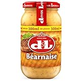 D&L Bearnaise Sauce - 1x 300ml Glas - cremig intensive französische Béarnaise Sauce von Devos & Lemmens, traditionelle Soße perfekt zu Fleisch,- und Fischgerichten oder zu Gemüse