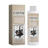 Verabschieden Sie sich von hartnäckigen Kaffeeflecken! Ultimativer Kaffeemaschinen-Entkalker für gründliche Reinigung und Renovierung. (100 ml) Jvr244 (Beige, 3.7x11.7)