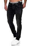 MERISH Jeans Herren Slim Fit Stretch Jeanshose Designer Hose Denim 9148-2100 (32-30, 503-5 Anthrazit)
