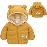 Daunenjacke Kinder Winter,Steppjacke Outdoor Winter üBergangsjacke Warme Baumwolle WintermäNtel GefüTterte Verdickte Gepolstert Winterjacke Dicke Winddichte Kinderjacken Klassische Softshelljacken