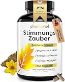 360 Johanniskraut Kapseln hochdosiert - 1000mg Johanniskraut-Extrakt mit GABA & L-Tryptophan - pflanzlicher Stimmungsaufheller hochdosiert - Stimmungszauber - 6 Monatsvorrat