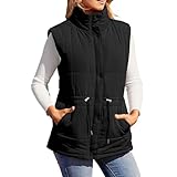 Leichte Steppweste, Funktionsweste Vest, Übergangswesten für Golf Wandern, Steppweste(Beige_XL)