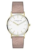 Liebeskind Damen Analog Quarz Uhr mit Lederarmband