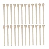 CALLARON 100 Stück Einweg Holzspatel für Haarentfernung Sanft zu Empfindlicher Haut Hygienisch und Robust für Augenbrauen Lippen Nasenwachs Praktische Stäbchen für Zuhause und Reise