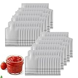 Folienbeutel – Aufbewahrungsbeutel mit Druckverschluss, geruchsdicht, transparentes Fenster, flexible flache Heißsiegel-Folienbeutel für kleine Unternehmen, Lebensmittelaufbewahrung, Partygeschenke