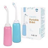 CROING-2 Stk. 500 ml Po Dusche , Das Easy-Bidet , Mobiles Reise Bidet , Intimdusche Bidet für Postpartale Pflege
