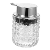 FONDOTIN Seifenspender Mit Pumpe Nachfüllbarer Handseifenspender Für Shampoo Duschgel Und Flüssigseife Eleganter Spender Für Küche Und Bad Hochwertiges Design Mit