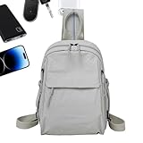 Reiserucksack – leichte Abenteuertasche, Schul-Büchertasche und Arbeitsgepäck-Organizer mit geräumigen Fächern, tragbare Tragetasche für Mädchen, , Frauen, Teenager, Wandern, Flugzeug, täglicher