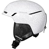 Odoland Skihelm, Glitzer Snowboardhelm für Damen und Mädchen Optimaler Schutz Größenverstellbar Belüftungssystem Snowboard zum Skifahren