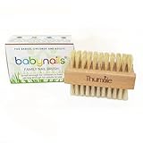 Nagelbürste Holz Baby | Fingernagelbürste | Handbürste | für Babys Kinder Erwachsene | Nagelbürste Familie by Baby Nails