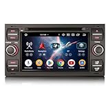 Erisin Android 13 Autoradio Acht-Kern 4GB+64GB CD mit GPS Navi Für FORD C/S-Max Focus Galaxy Kuga Transit Connect Fiesta Unterstützt Wireless CarPlay Android AUTO WiFi 4G Bluetooth 5.0 DAB+ FM RDS USB