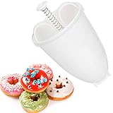 Kunststoff Donut Maker DIY Werkzeug Donut Form Dispenser Donut Backform Teigspender Teigportionierer Batter Dispenser Tragbare Donut Maker Donut Maker Dispenser für DIY Waffel Donut Backen Werkzeug