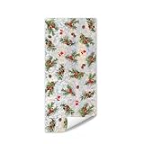 Homeponnew Rot Festlich für den Weihnachtsfeiertag Eigenschaften Lebendige Dekoration Der weihnachtliche rote Beere Sonnenlicht Glasaufkleber sorgt für Urlaubsatmosphäre in Ihrem Zuhause oder Büro