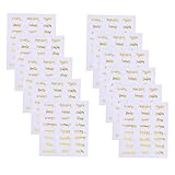 DIKACA 10 Blatt Teiliges Ätherische Öl Etiketten aus Wasserdichtem Ölbeständigem Selbstklebende Aufkleber für Duft Aromatherapieflaschen zur Organisation und Dekoration