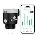 GreenSun WLAN Steckdose Outdoor Zeitschaltuhr Aussenbereich Stromzähler für Steckdose Zeitschaltuhr Steckdose WLAN Steckdose Outdoor Steckdose VeSync APP Smart Steckdose IP44 Wasserdicht