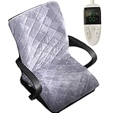 YXHGNNS Sitzheizung BüRostuhl, Integriertes Beheiztes Stuhlkissen Hüften Und Rücken Synchrone Heizung 40x90cm Großflächenheizung Sitzpolsterlehne mit 8 Heizmodi und Zeitgesteuerte