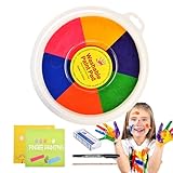 Uhngw Lustiges Fingermalerei-Set, lustige Fingerfarben für Kinder, waschbare Fingerfarbe, Fingermalbuch, Fingermalerei-Kits, Bastelpädagogisches Set für und Mädchen