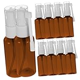 OHPHCALL 10 Stück Nasensprayflaschen Nachfüllbare Sprühflaschen Für Nasenspülsalz Tragbare Wasserzerstäuber Mit Trichter Und Etiketten Ideal Für Reisen Und Zu Hause