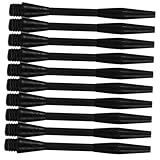 Abaodam 50 Stück Teiliges Nylon Dartschäfte Gewinde Schwarz Strapazierfähige Bruchfeste Dartschaft Zubehör für Stabile Flugbahn Geeignet für Profi und Freizeitspieler