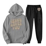 Generisch Jungen Trainingsanzug Jogginganzug Sportanzug 2tlg Tracksuit Einfarbig Freizeitanzug Sweatshirt + Sporthose Kinder Gym Fitness Laufen Yoga Workout Outfit Loungewear