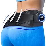 MOSKESON Unisex Iliosakral Hüftgürtel zur Linderung von Ischias, Rücken, Becken, Bein und Sakralnervenschmerzen, die durch eine Dysfunktion des Iliosakralgelenks Verursacht Werden(M, 82-115cm)
