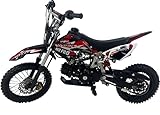 KXD 607A 14/12' 125ccm Dirt Bike Dirtbike CrossBike Enduro DirtBike pocket 125cc Pitbike PocketBike Motocross Motorrad Motorbike Motorsport Pocket Vollcross Crossbike OVP rot