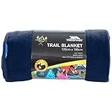 Trespass Snuggles Warme Fleece Decke, Navy Blue, One Size