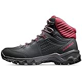 Mammut Nova IV Mid GTX Women | Wanderschuhe für Damen, Wasserdichte Trekkingschuhe, Outdoor Schuhe, Gore-Tex Bergschuhe, Sportschuhe für Hiking | Black-Blood Red, 6