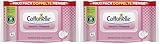 Cottonelle Feuchtes Toilettenpapier, Sensitive Pflegend - Parfümfrei, Biologisch Abbaubar, Plastikfrei, Wiederverschließbar, 1 x 84 Feuchttücher (Einzelpack) (Packung mit 2)