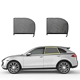 KHIRY Auto Sonnenschutz für Seitenfenster für Peugeot 2008 2013-2019, Dehnbar Atmungsaktiv Auto Fenster Schatten, Window Can Be Freely Lifted, B/Rear-Window