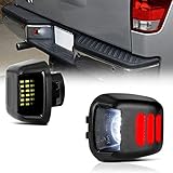 Generisch LED-Nummernschild Licht für Nissan Navara D40 Frontier 2007-2019 Titan Xterra Armada Suzuki Äquator mit rotem LED-Neonrohr