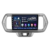 Android 14 9 Zoll 2 DIN Touchscreen Autoradio für Toyota Passo 2016-2021 mit CarPlay und Android Auto Lenkradsteuerung, GPS-Navigation, AHD Bluetooth Rückfahrkamera (A,YS20(4+32G))