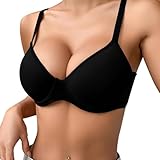 BH Damen mit Bügel Super Push Up Tshirt BH für Kleine Brüste Extrem Gepolstert Maximizer Balconette Große Größen Underwired Bra