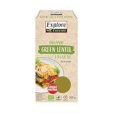 Explore Cuisine Bio Lasagne aus Grünen Linsen – Glutenfreie Lasagne-Platten aus Linsenmehl, pflanzliche Protein Pasta, ideal bei Zöliakie, vegan, 250g