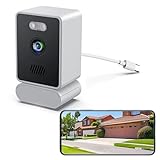 MENDUNER 3MP 2K-Fensterkamera, Dualband-WLAN-Überwachungskamera für den Innenbereich mit Personenbewegungserkennung, 24/7-Aufzeichnung, für Home-Office-Wohnung, Einfache Installation