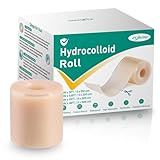 Hydrokolloid Pflaster Rolle, 5cmx150cm Hydrokolloid Pflaster Verbände Blasenpflaster Wundpflaster Selbstklebender Wasserfestes Hydrocolloid Roll Bandagen Rolle Atmungsaktive Hautfreundlich
