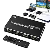 Splitter 4-in-1-Ausgang, nahtloses 4K-Bildschirm-Swticher-System, 4-in-1-Out-Quad-Multi-Viewer, für Eingangsüberwachung, Kamera, TV, Spiele, Präsentation und Video-Umschaltung