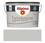Alpina Farbrezepte Innenfarbe – Nebelzauber matt – Wandfarben für einzigartige Farbwirkungen und Raumstimmungen – atmungsaktiv, tropfgehemmt und strapazierfähig – 2,5L