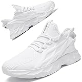 ZGPWZWL Damen Schuhe Sneaker Sportschuhe Leichtgewichts Fitness Tennisschuhe Sportschuhe Turnschuhe Outdoor Joggingschuhe,Weiß EU 39