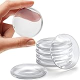 Strongest Home Wall Türgriff Stopper 5cm Satz von 6 Clear Rubber Türgriff, Runde Wand Schutz für Türgriff. Schützende Tür Stoßstange Wand Schalldämpfer - Selbstklebend