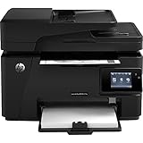 HP Color LaserJet Pro M177fw Farblaserdrucker Multifunktionsgerät (Drucker, Dcanner, Kopierer, Fax, WLAN, LAN, HP ePrint, Airprint, USB, 600 x 600 dpi) schwarz