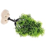 KOMBIUDA Künstliche Aquariumpflanze Weihnachtsbaum aus Kunststoff Langlebige Aquarium Deko Pflegeleichtes Aquarium Landschaftsdekor für Fischbecken