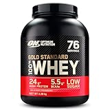 Optimum Nutrition Gold Standard 100% Whey, Proteinpulver, Geschmack Delicious Strawberry, 2.28kg, 76 Portionen