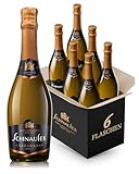 Schnaufer Chardonnay Brut – Trocken & Frisch mit feinem Mousseux – Prämierter Chardonnay Sekt aus Baden-Württemberg – Jahrgangssekt 2023 – Familienkellerei seit 1918 (6 x 0,75L)