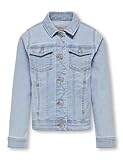 Kids Only Unisex Kinder Konsara Light Blue Dnm Jacket Noos Jacke, Light Blue Denim, 158 EU
