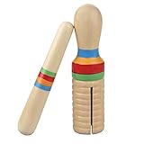 Hölzerne Guiro, Guiro Crow Sounder Spielzeug Percussion Musikinstrument für Kinder