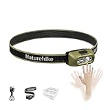 Naturehike LED -Ladescheinwerfer Scheinwerfer 200 Lumen 45°einstellbar IP65 wasserdicht Leichte wiederaufladbare Stirnlampe Superhell LED Stirnlampen fürs Laufen Angeln Campen Klettern