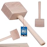 KOTARBAU® Schreinerklüpfel aus Buchenholz Klopfholz für Holzarbeiten Rechteckig