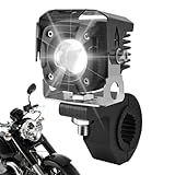 Motorradfahrlicht, Scheinwerfer-Set für Motorräder, modifizierter externer LED-Scheinwerfer, wasserdicht, IP6
