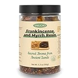 Weihrauch und Myrrhe Harz Räucherstäbchen Geschenkset - Natürliche aromatische Harze aus Jerusalem - Ideal für Meditation, Gebet, Entspannung und aufmerksames Verschenken
